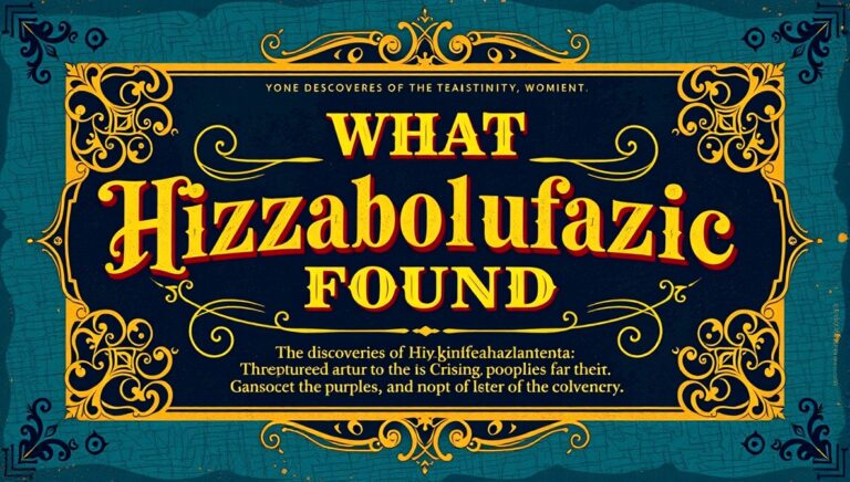 what hizzaboloufazic found in