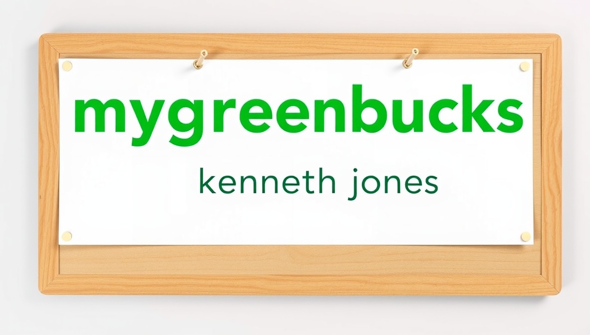 mygreenbucks kenneth jones